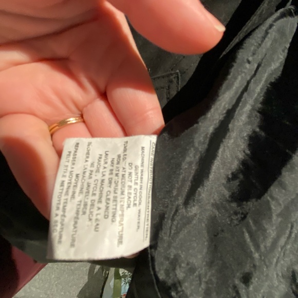 Mexx black trench coat, small. Not weather proof. - Picture 3 of 3